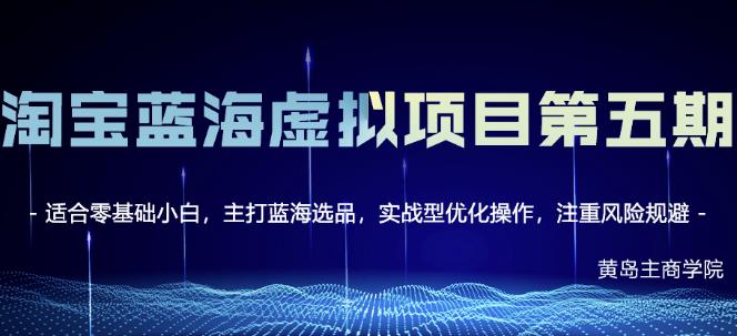 淘宝虚拟无货源3.0 4.0 5.0，适合零基础小白，主打蓝海选品，实战型优化操作_优优资源网