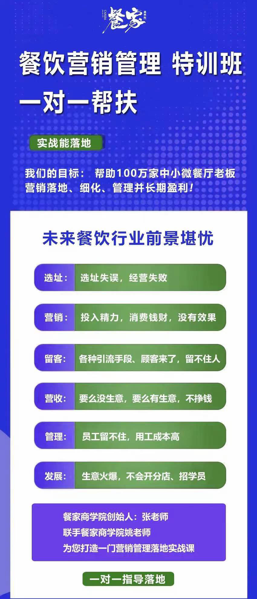 图片[1]_餐饮营销管理特训班：选址 营销 留客 营收 管理 发展_优优资源网