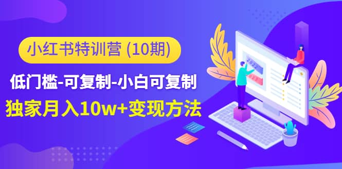 小红书特训营（第10期）低门槛-可复制-小白可复制_优优资源网