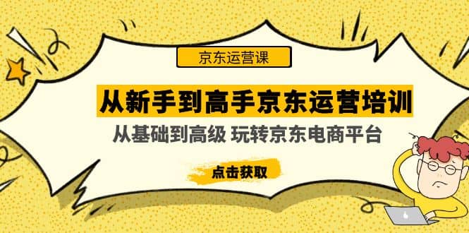 从新手到高手京东运营培训：从基础到高级 玩转京东电商平台(无水印)_优优资源网