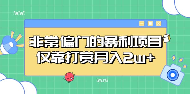 非常偏门的暴利项目_优优资源网