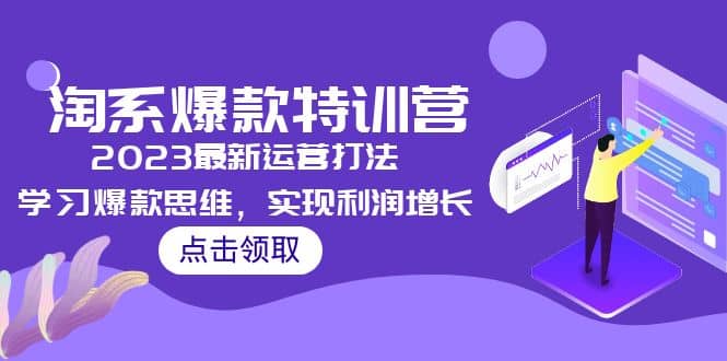 2023淘系爆款特训营，2023最新运营打法，学习爆款思维，实现利润增长_优优资源网