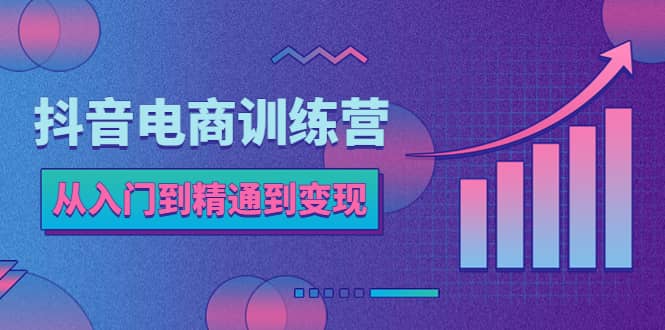 抖音电商训练营：从入门到精通，从账号定位到流量变现，抖店运营实操_优优资源网