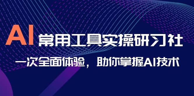 AI-常用工具实操研习社，一次全面体验，助你掌握AI技术_优优资源网