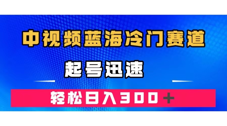 中视频蓝海冷门赛道，韩国视频奇闻解说，起号迅速，日入300＋_优优资源网