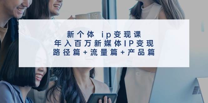 新个体 ip变现课，年入百万新媒体IP变现，路径篇+流量篇+产品篇_优优资源网