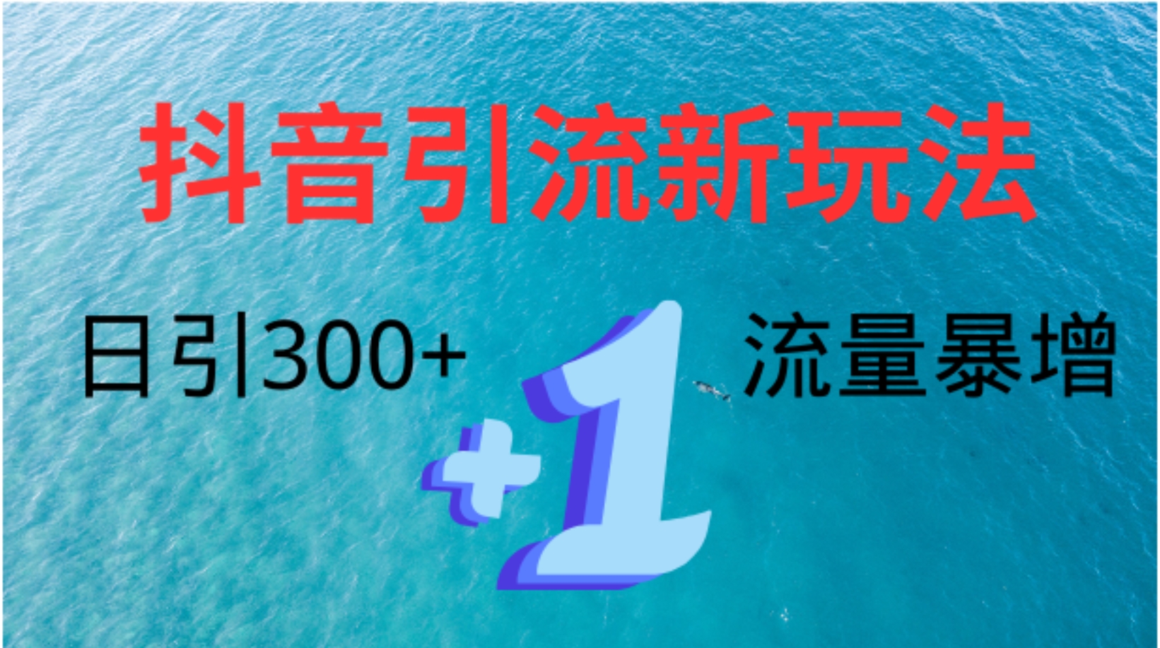 创业粉高效引流，抖音工具号玩法4.0，日引300+_优优资源网